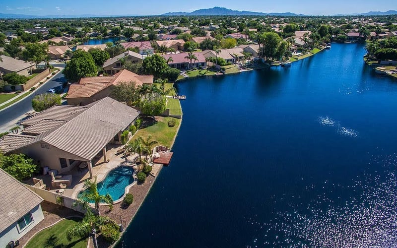Chandler Lakefront Heated Pool — exterior