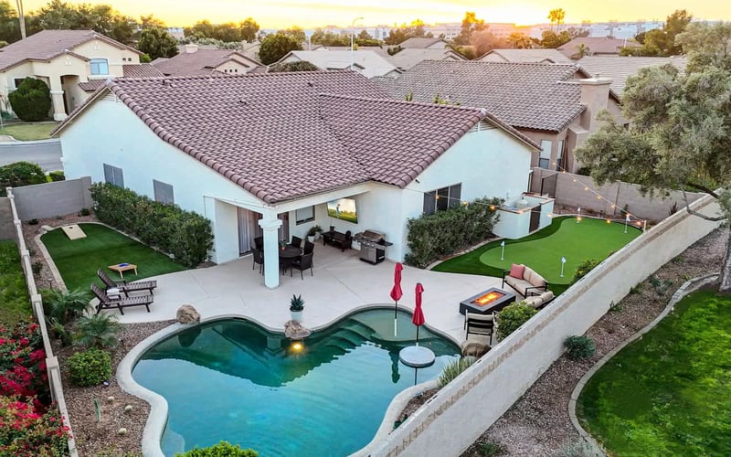 Chandler Home with Putting Green — exterior